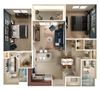 2 Bedrooms 2 Baths